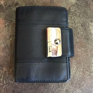 Coach Black Leather Wallet